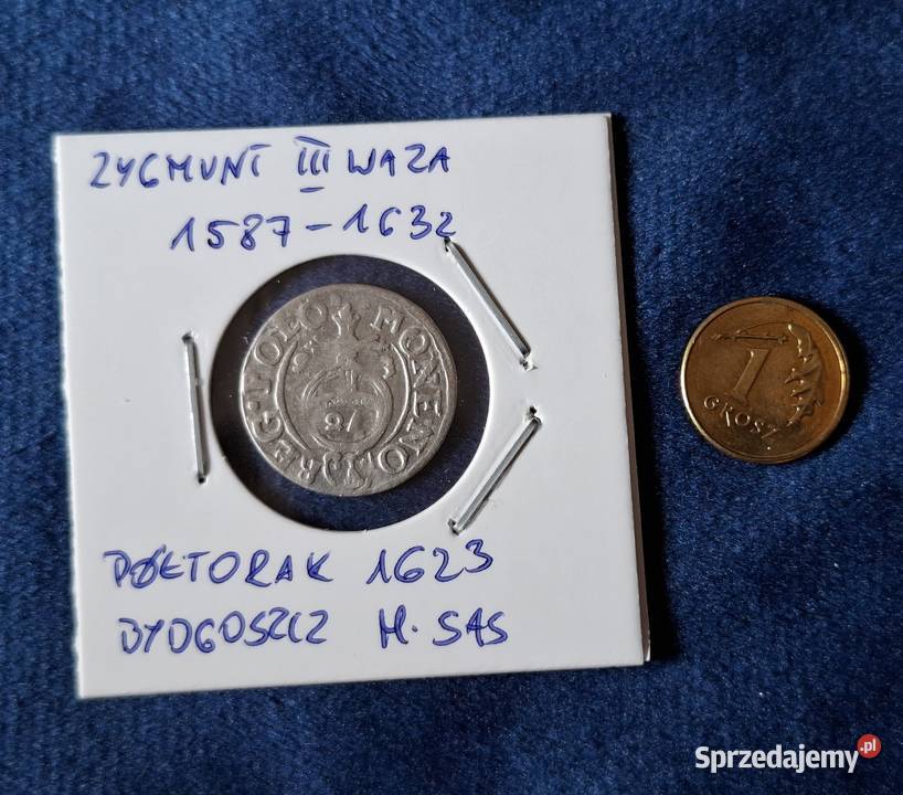 Polska Królewska półtorak Zygmunt III 1623 Wejherowo