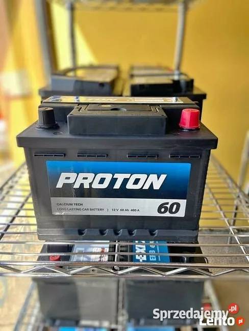 Akumulator 60Ah 480A PROTON DARMOWY DOWÓZ Tychy