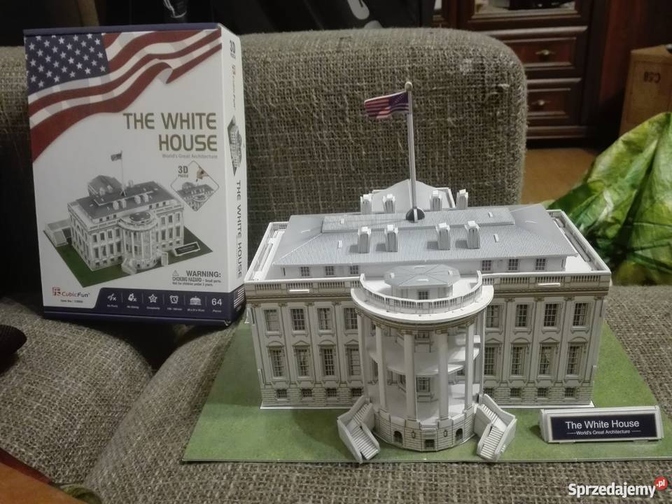 Puzzle 3D Biały dom The White House KOMPLETNE