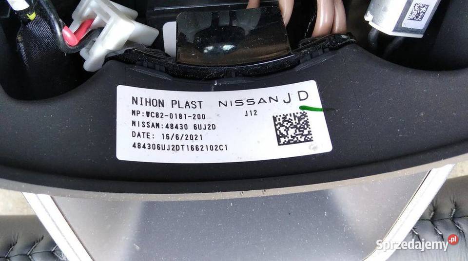 NISSAN QASHQAI J12 KIEROWNICA osobowe