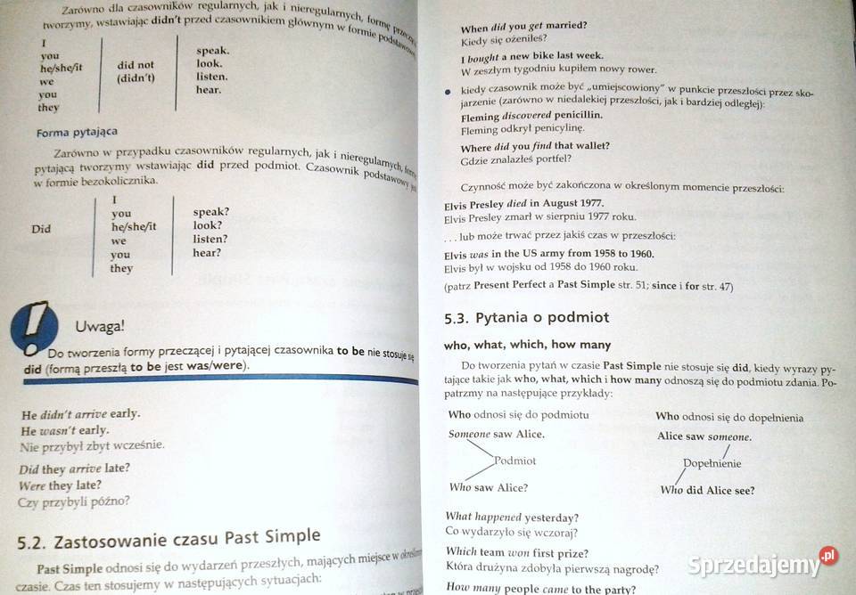 Angielski English Tenses Czasy Ken Singleton Chełm