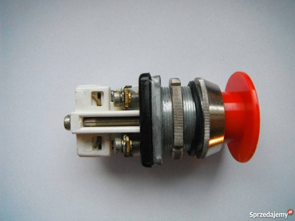 Przycisk grzybek NEFDen 25A 500V Nowe Chlewiska