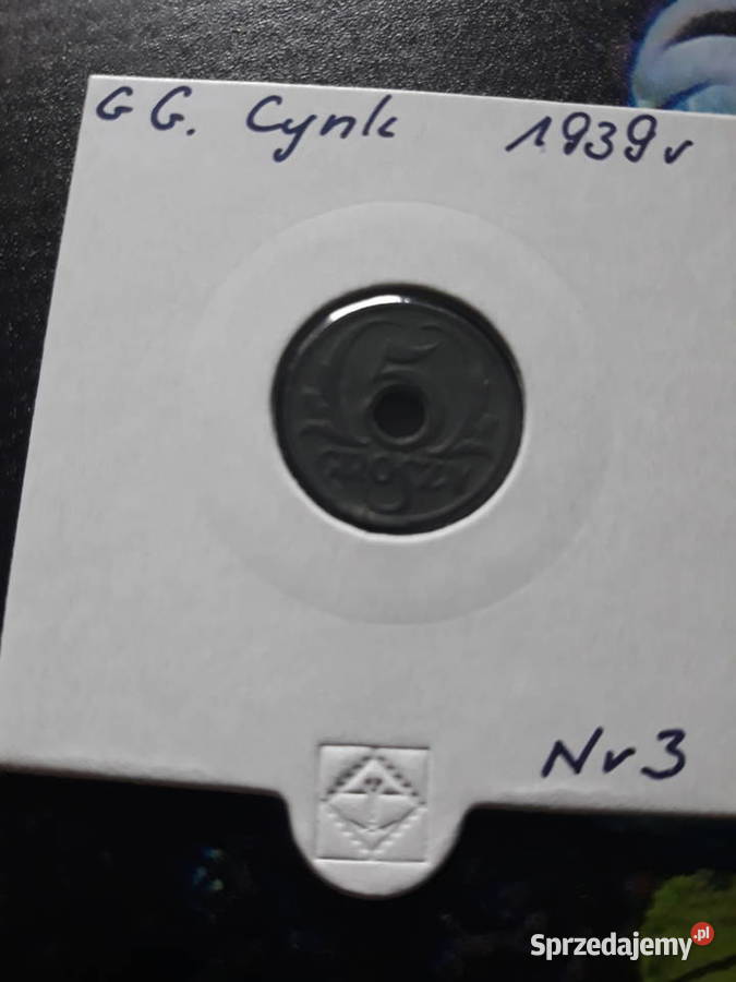 5 Groszy 1939 r Generalna GuberniaUNC 3 wielkopolskie Konin