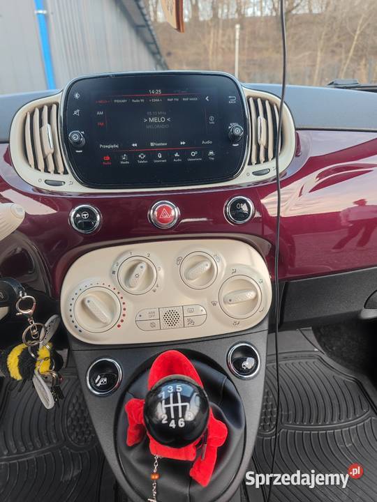 Fiat 500 10 Hybrid LPG nawigacja śląskie Knurów
