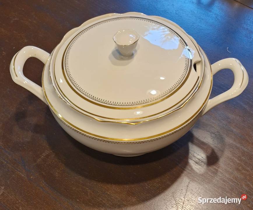 Stara WAZA NA ZUPĘ Ćmielów okrągła z pokrywką Lublin sprzedam