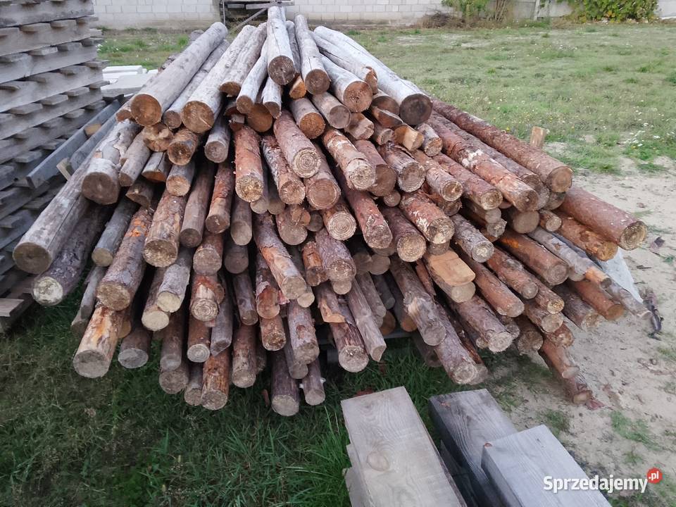 Stemple budowlane sosnowe 3m nowe suche Mirzec sprzedam