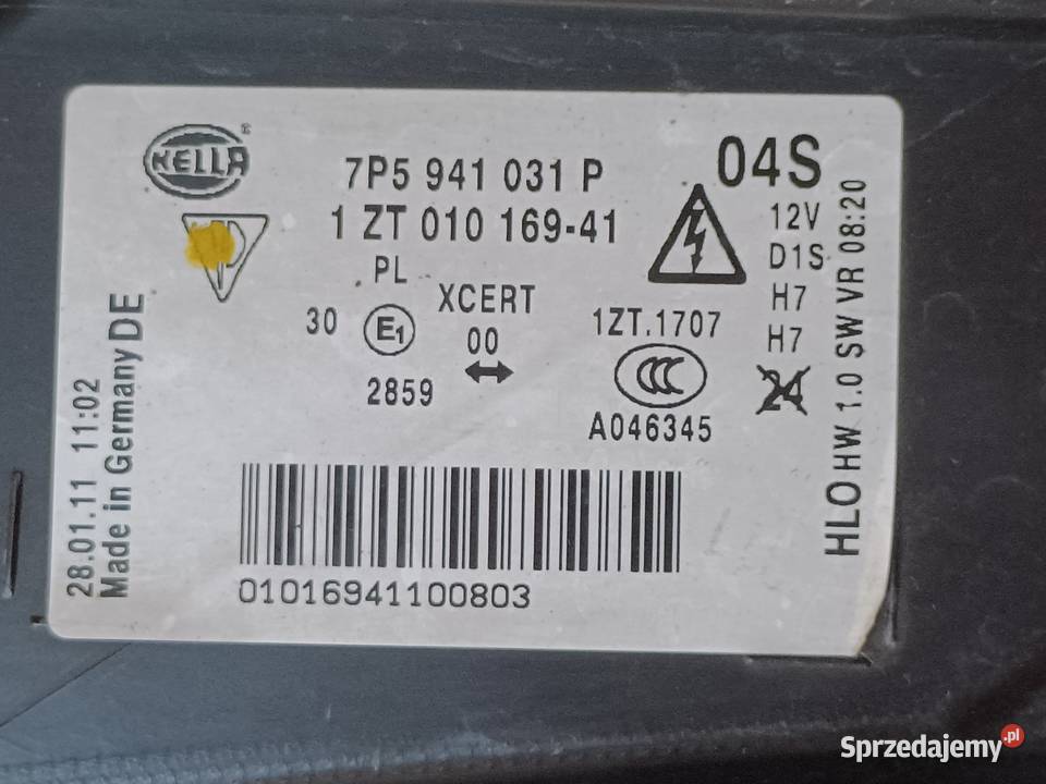 Lampa Lewy Przód Porsche Cayenne 7P II 1014 Pleszew