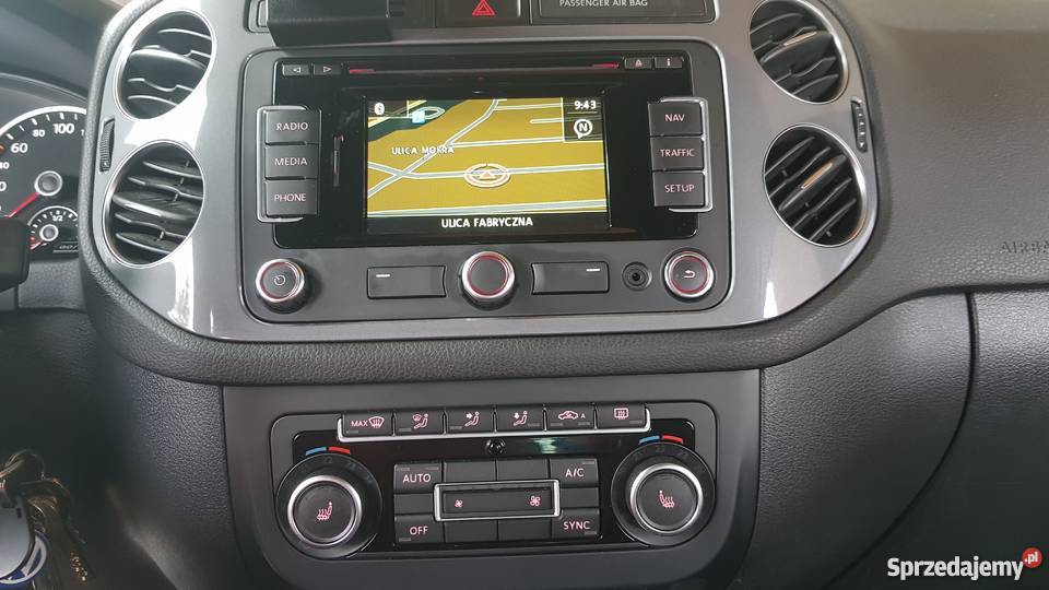 VW Tiguan 177 diesel 4x4 automat salon 1 właśc gniazdo AUX Błonie