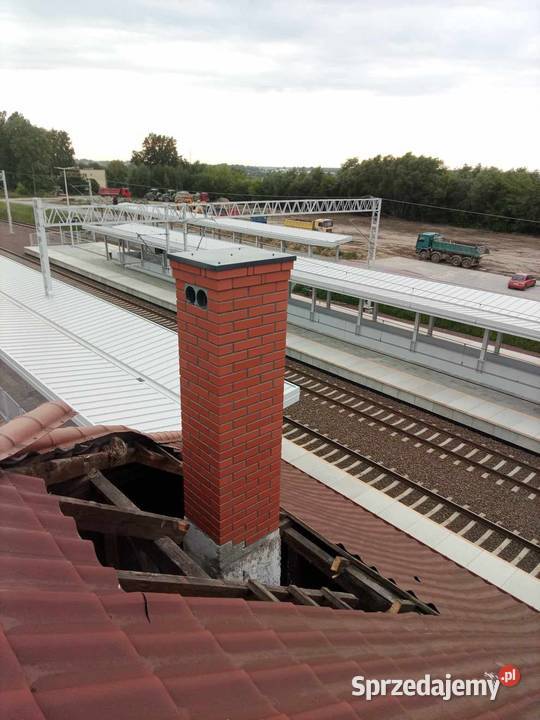 Montaż rynien i podbitki murowanie kominów Białystok