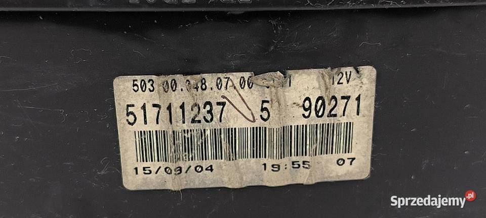 LICZNIK ZEGAR FIAT PANDA 51711237