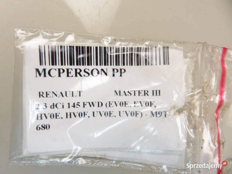 MCPERSON PRAWY PRZEDNI RENAULT MASTER III 23 dCi