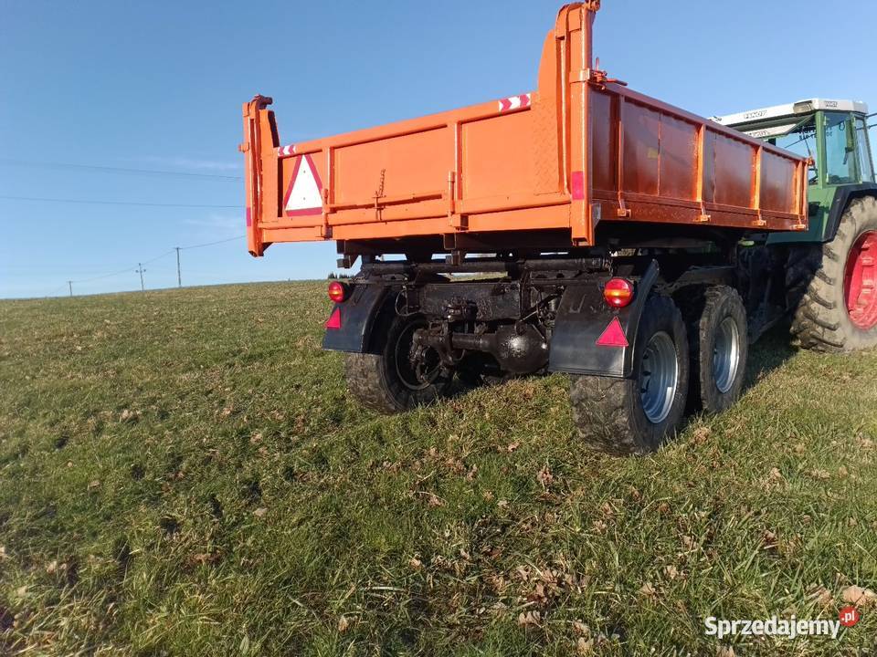 Przyczepą wywrotka 3 strony tandem 4x4 jedyna Iłownica sprzedam