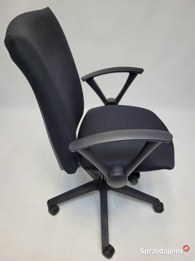 Fotel biurowy Haworth czarny dost 10 sztuk wielkopolskie Poznań
