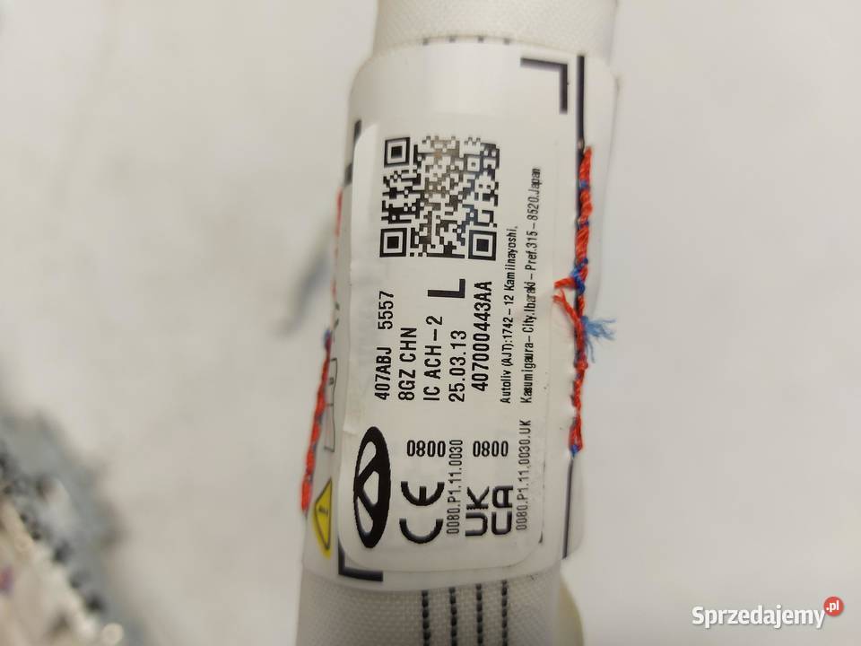 Jaecoo 7 PHEV 2025r tairbag kurtyna powietrzna osobowe