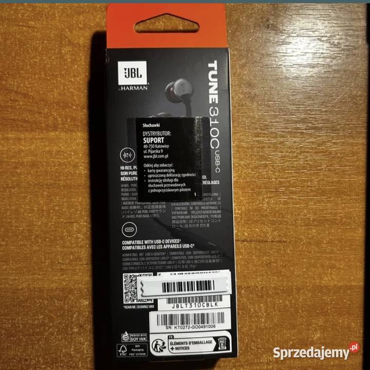 Słuchawki JBL Tomaszów Mazowiecki sprzedam