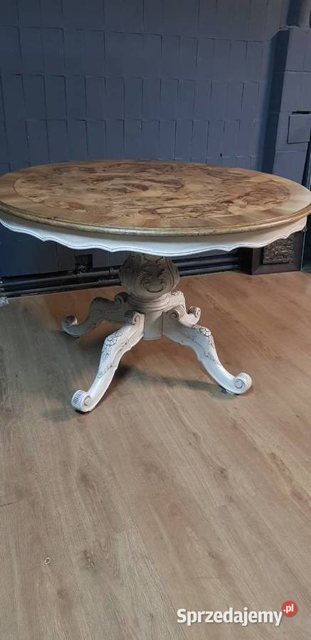 Piękny okrągły stół Shabby Chic Cudny Otrębusy sprzedam