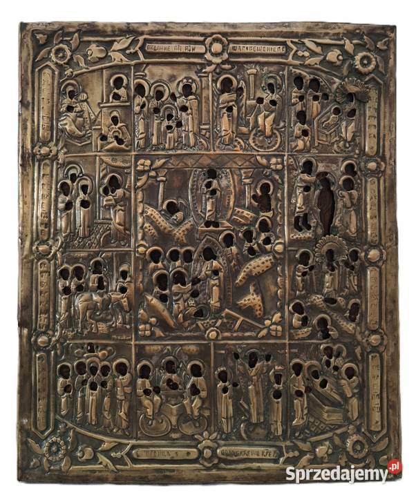 Ikona Prazdniki 0393 Malarstwo sprzedam