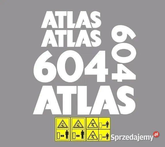 Naklejki naklejka oklejenie ATLAS 604 Zamiennik Janików