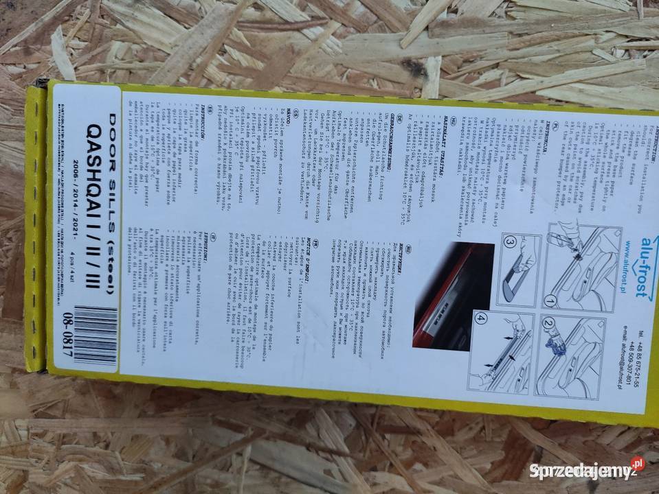 Nissan Qashqai I II III Nakładki progowe Brzesko