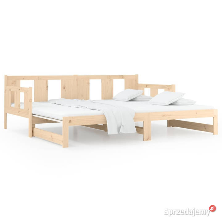 Łóżko rozsuwane lite drewno sosnowe 2x80x200 Warszawa