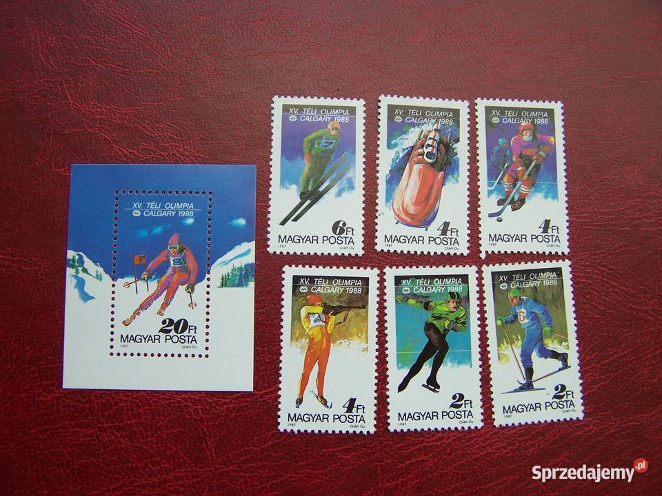 Węgry 1988 MNH Mi 392934 Sport Olimpiada Calgary