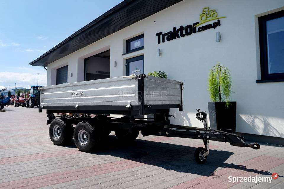Przyczepa rolnicza dwuosiowa 25T z kiprem Tajęcina sprzedam