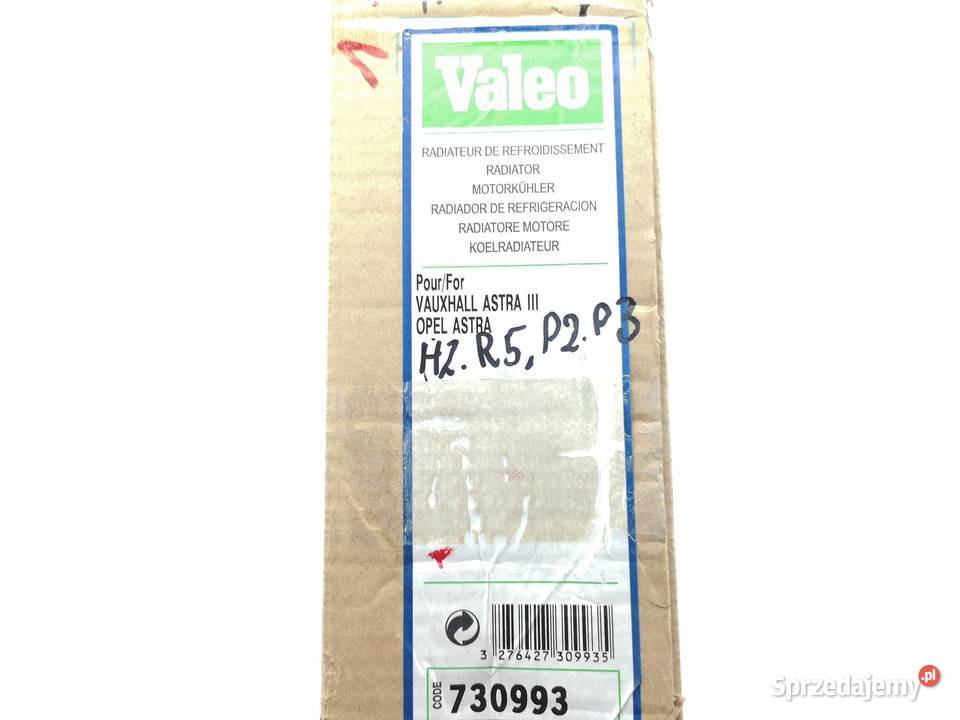 CHŁODNICA WODY OPEL ASTRA F 14 16 18 VALEO