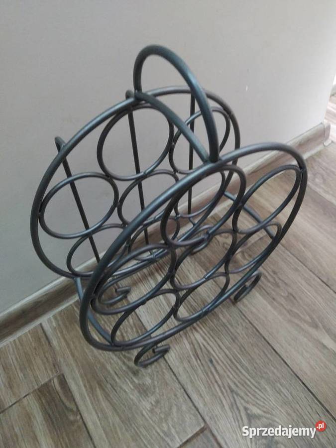 Metalowy stojak na wina regał winiarski Kraków