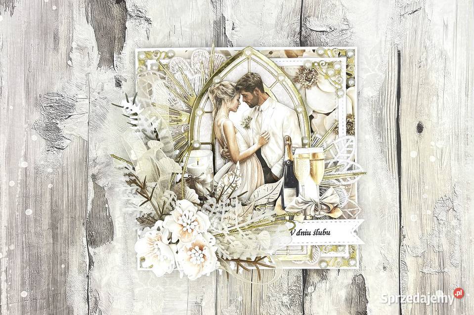 Pamiątka Ślubu Kartka 3D Gorzów Wielkopolski