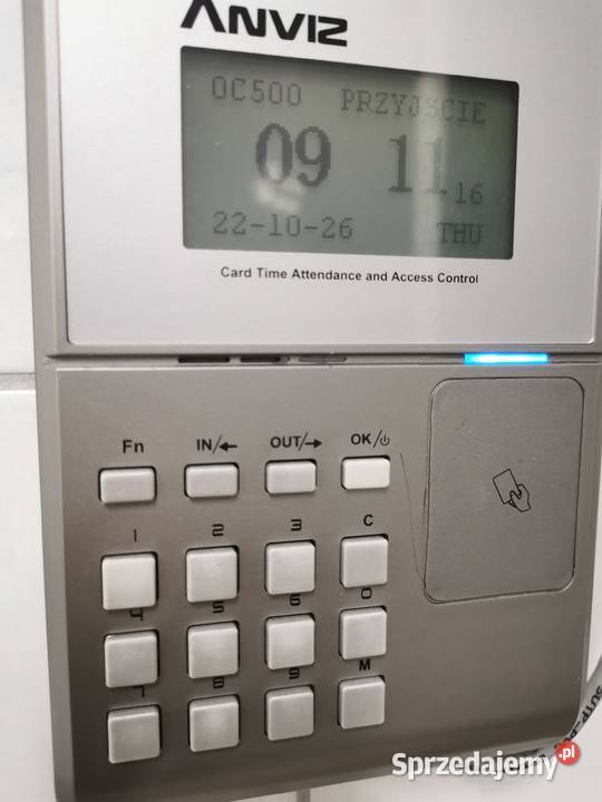 Rejestrator czasu pracy Anviz OC500 Kraków
