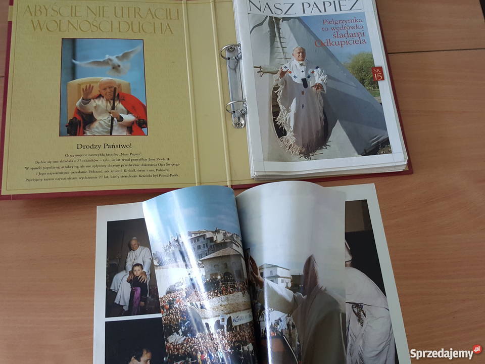 KRONIKA pontyfikatu Nasz Papież w segregatorze Złotniki sprzedam