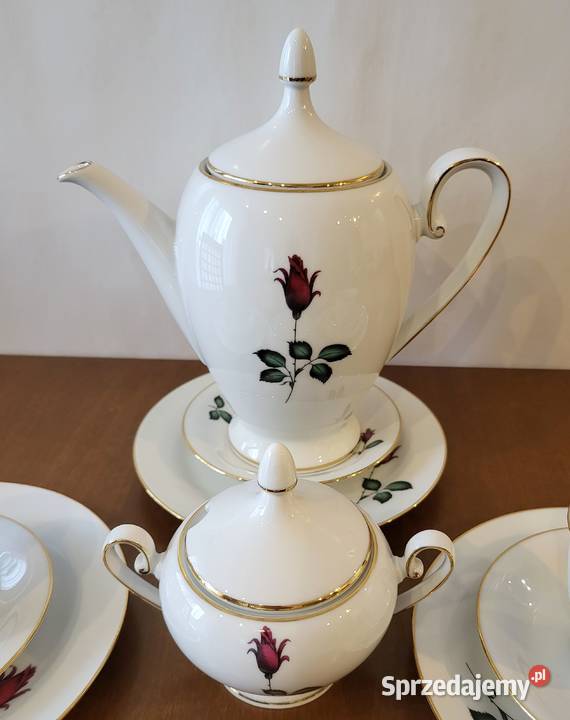 Tirschenreuth Bawaria serwis z różą 4 osób Szczecin