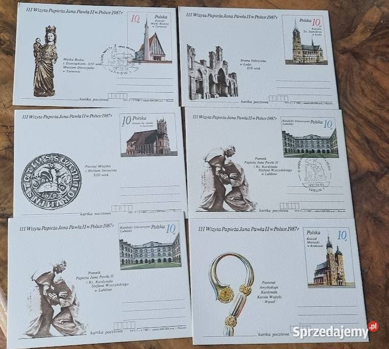 Kartki Pocztowe III Wizyta Jana Pawła II w