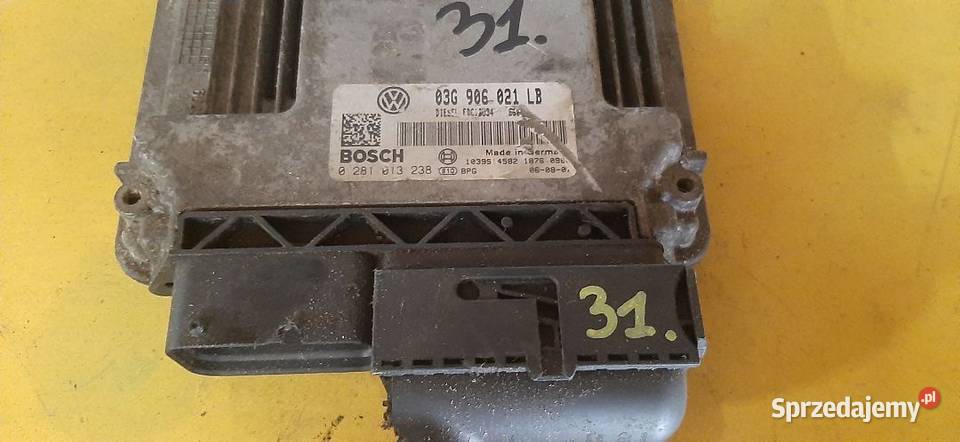 Komputer sterownik silnika Skoda Octavia II 19 Włoszczowa
