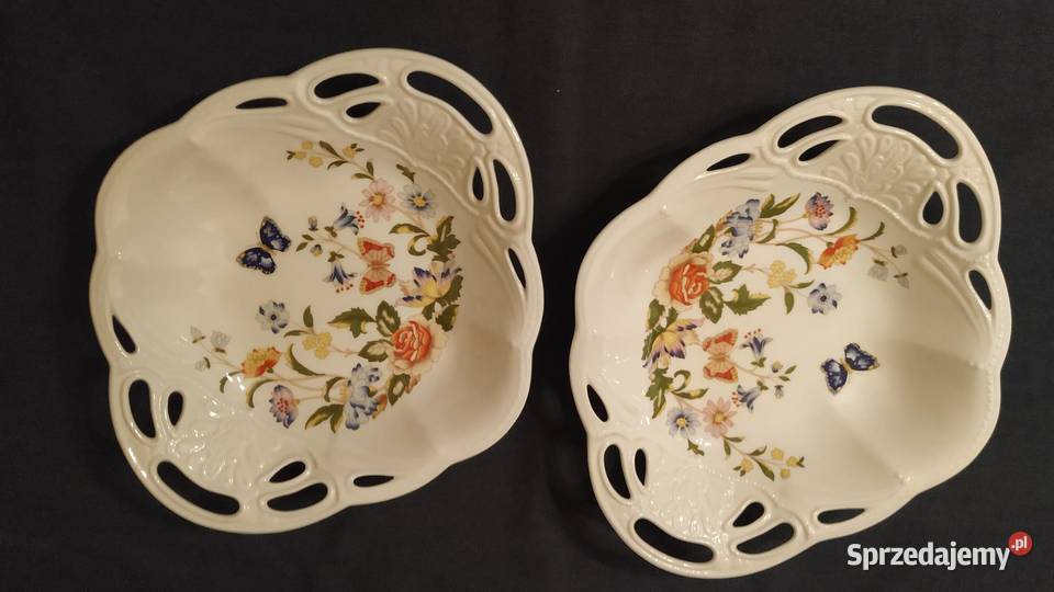 Aynsley Cottage Garden 3 miski ażurowe NOWE Piła