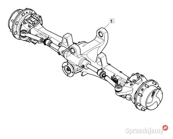 John Deere 6110 oś przednia AL216508 Pozostałe