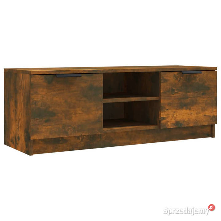 Szafka pod TV przydymiony dąb 197x35x52 WM817132 Warszawa