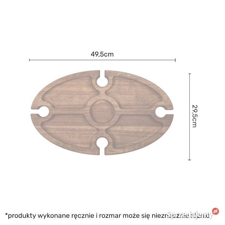 Deska patera ozdobna na przekąski Dekoracje i ozdoby