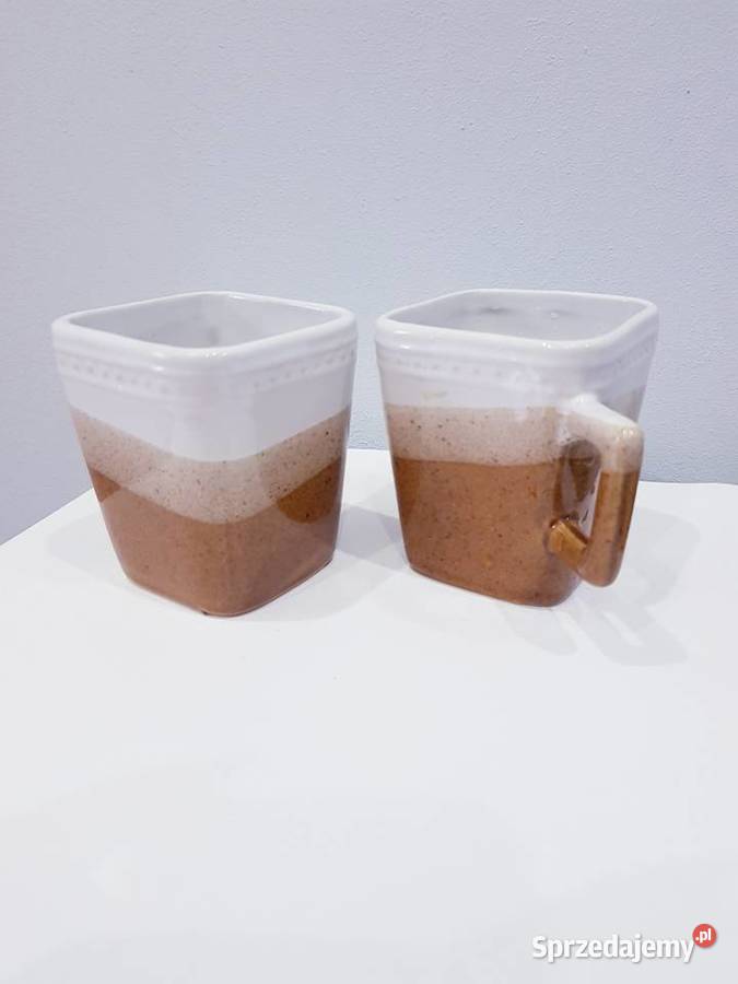 Porcelanowe filiżanki alla latte Dąbrowa Górnicza