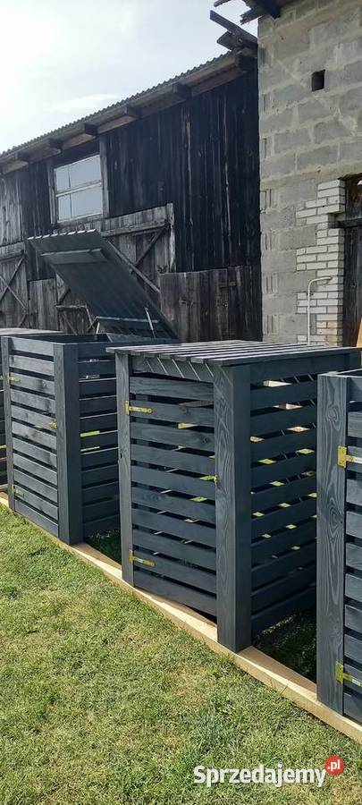 Obudowa koszy na śmieci 120240l mazowieckie Żeleźniki