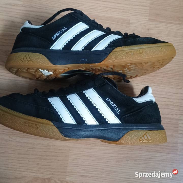 Buty Adidas Handball Spezial czarnobiałe zamsz Kielce