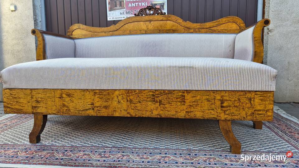 Stara sofa stylowa biedermeier antyk ze Szwecji Sypniewo
