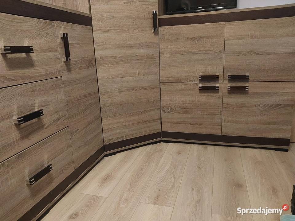 Szafa narożna i dwie komody dąb sonoma 192cm