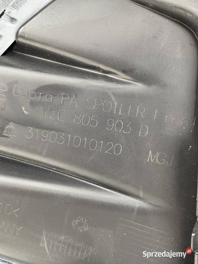 Cupra Born zderzak przód przedni Zderzaki wielkopolskie Jabłonna