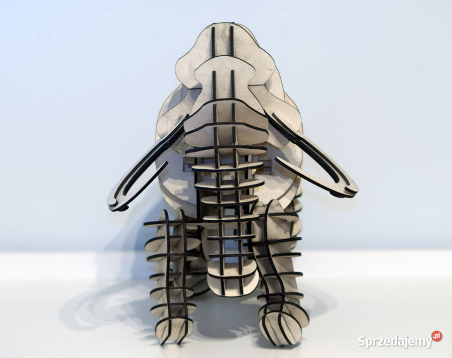 Puzzle 3D Mamut Zabawka Składanka z drewna