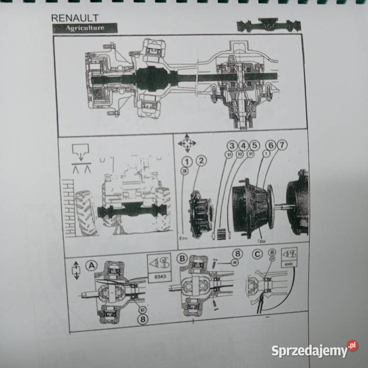 Instrukcja Serwisowa Napraw RENAULT 11054 Polska Kamień Pomorski sprzedam