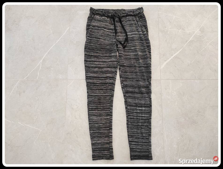 CA Szare legginsy 40 L z kieszeniami szary/srebrny mazowieckie Płock