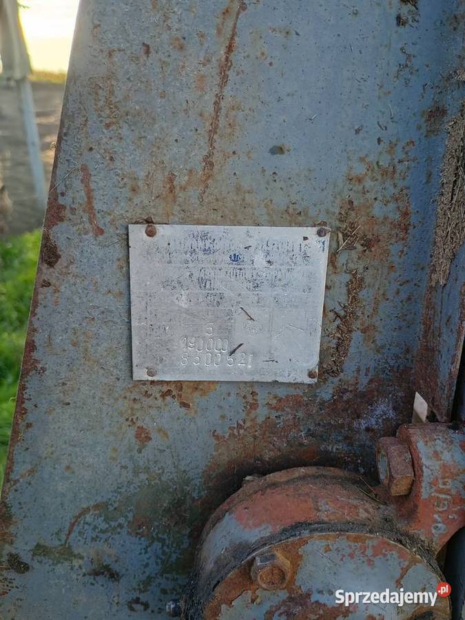 Rozrzutnik obornika jednoosiowy Czarna