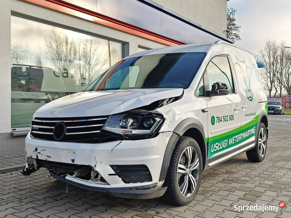 Volkswagen Caddy Alltrack biały Karczew
