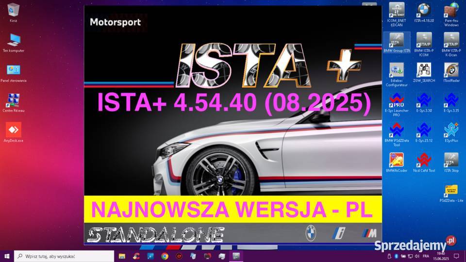 BMW ISTA 45040 EN KDCAN ENET ICOM ESYS LICENCJA małopolskie Kraków